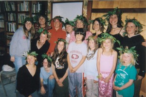 Annie with her daughter graduating from Dandelion Herb School's 10-month program in 2007.