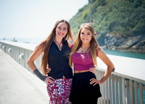 Annie and Mary Echo (15) in Trinidad, CA, August 2015